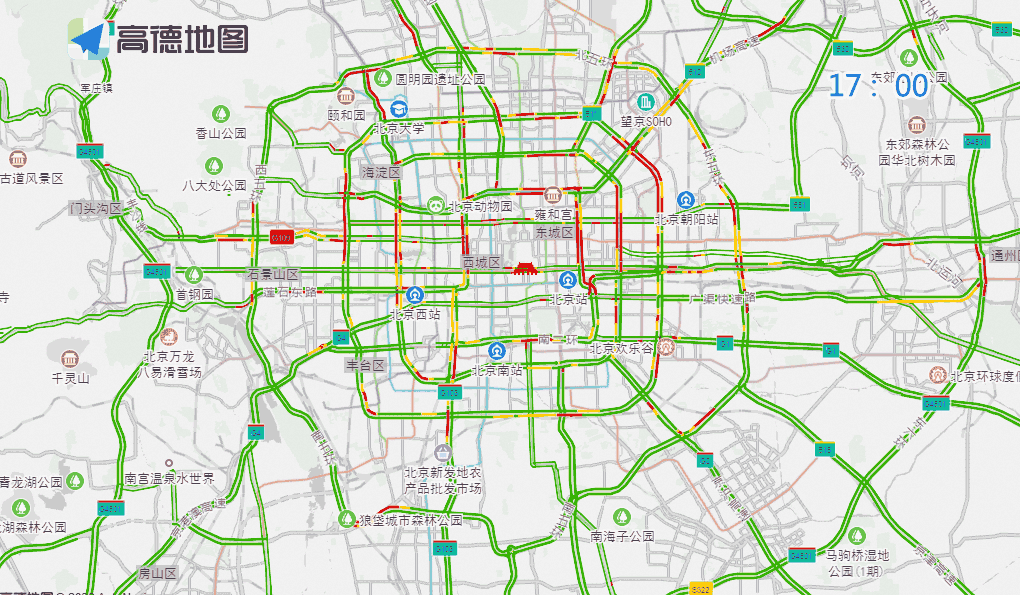 工作日早晚高峰交通壓力_周末大型活動交通預(yù)測_出行提示