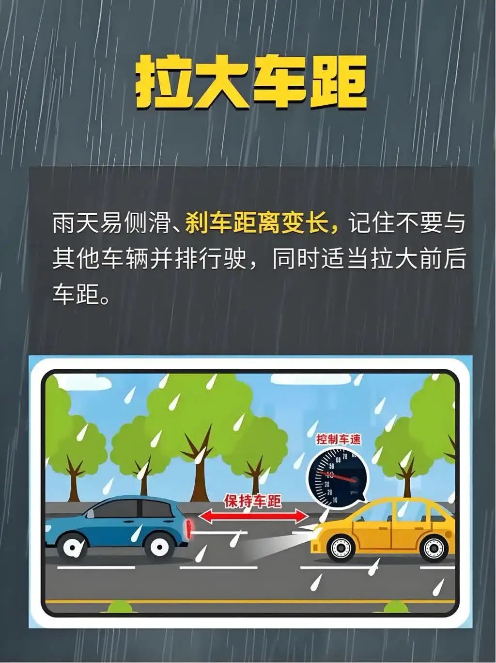 出行提示_雨天駕駛注意事項(xiàng)_雨季行車(chē)安全指南