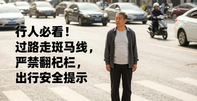 遵守交通規(guī)則出行安全_出行提示_行人過(guò)馬路安全提醒